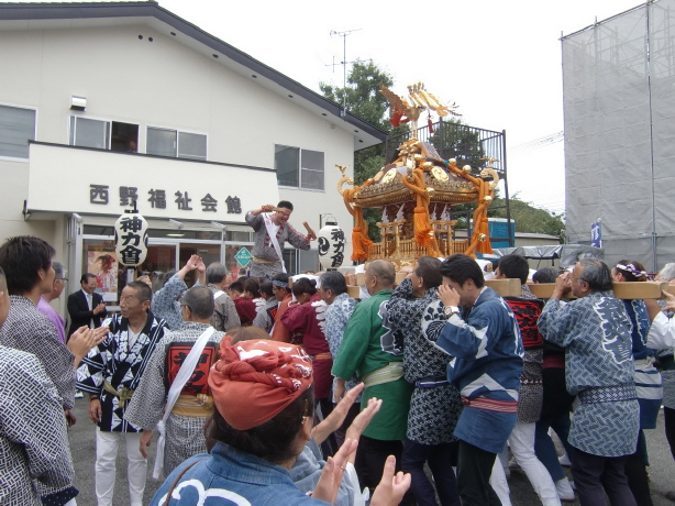西野神社 神輿渡御