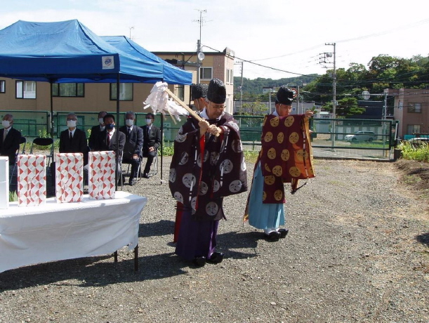 西野神社参集殿 地鎮祭