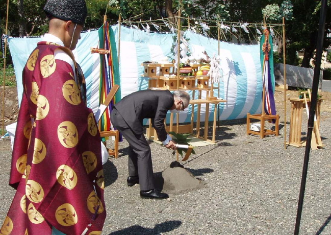 西野神社参集殿 地鎮祭